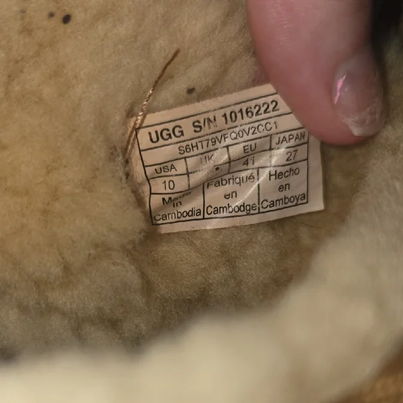 UGG Tan Shearling Suede Boots - Picture 4 of 12